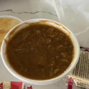 Spicy chicken soup
