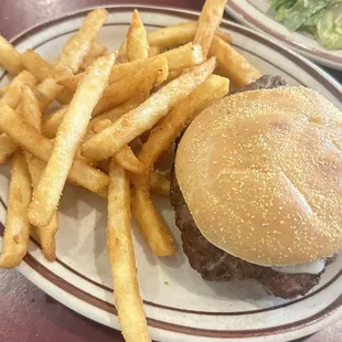 kids burger &amp; fries