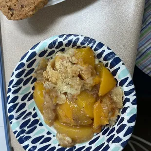 Peach cobbler