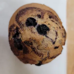 a blueberry muffin