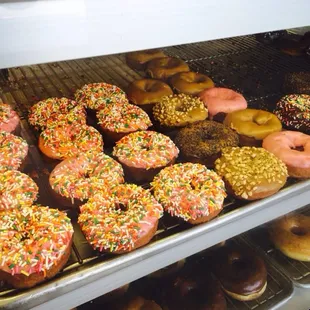 a variety of doughnuts