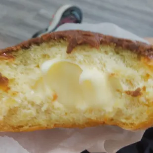 Cream Filled Chocolate Donut