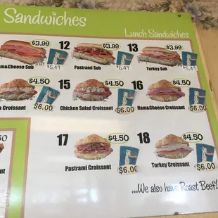 ramen and noodles, menu