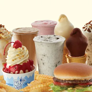 cupcakes, food, dessert