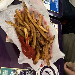Basket of fries - generous portions
