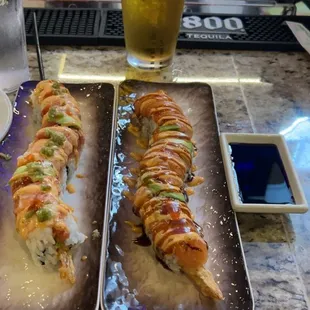 Dragon Roll, Salmon Heaven Roll