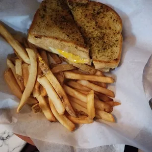 Grilled cheese was very good