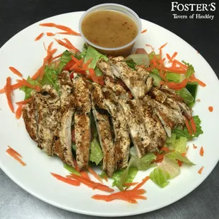 Large Garden Salad with Grilled Chicken
