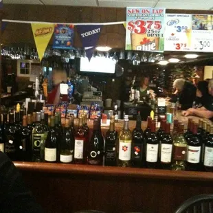 Bar is huge