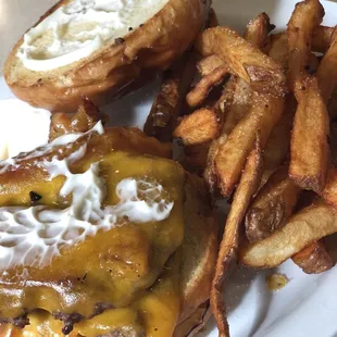 Double Cheeseburger &amp; Fries
