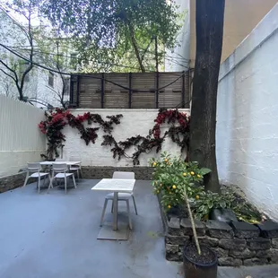 Patio is cute
