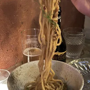 Chitarra with Dungeness Crab