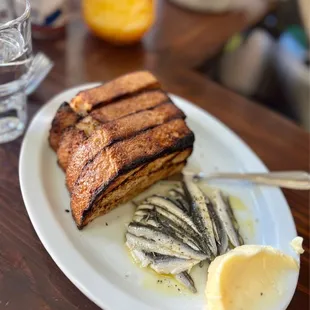 Bub &amp; Grandma&apos;s Bread with the optional side of boquerones (get &apos;em)