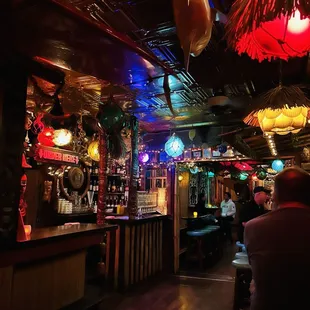 a man sitting at a bar