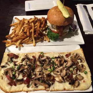 Bacon Garlic Flat Bread