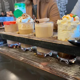 Their seasonal coffee flight was amazing!! Definitely got us in the holiday spirit!