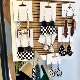 They had earrings too which my wife loved and she bought a pair