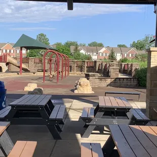 Picnic tables