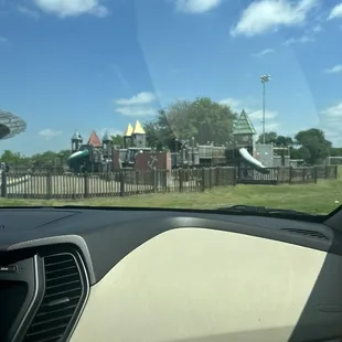 View from the parking lot. It's way bigger when you get in there!