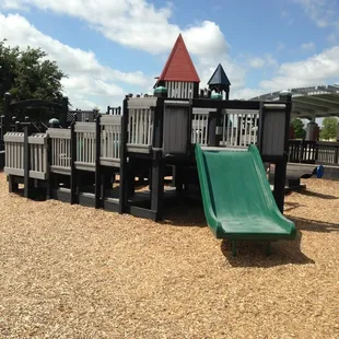 Smaller version of the playground in the Tot Lot