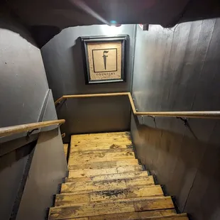 Downstairs to the bar