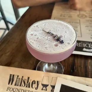 Lavender cocktail