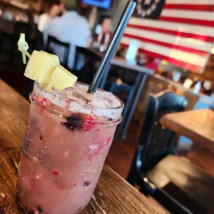 Tropical Bourbon Smash