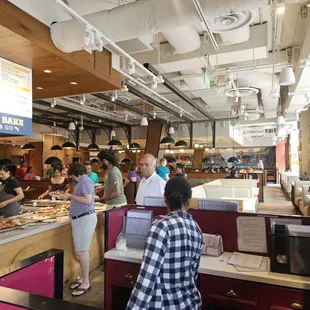 Hostess stand and park of dessert buffet