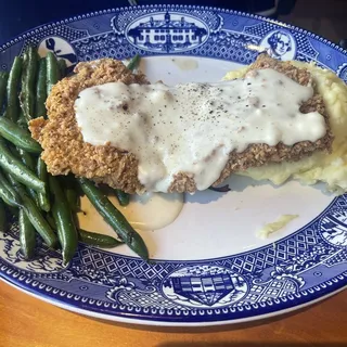 Chicken Fried Steak & Waffle