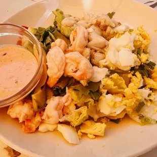 Louie Cobb shrimp &amp; crab combo