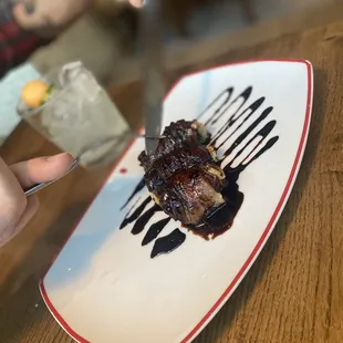 Blue Cheese Bacon Dates