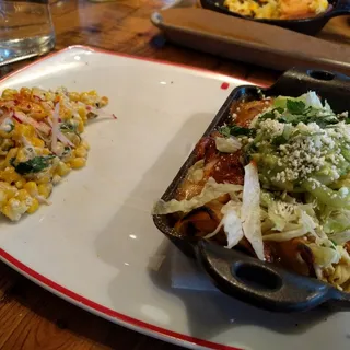 Chicken & Spinach Enchiladas