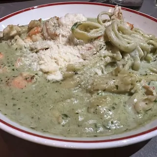 Founding Spirits Vodka Pesto Shrimp Linguine