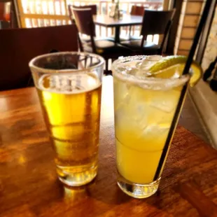 Margarita and Bud Light