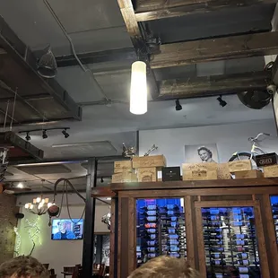 View of the back of the restaurant