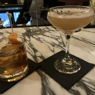 Interesting cocktails.