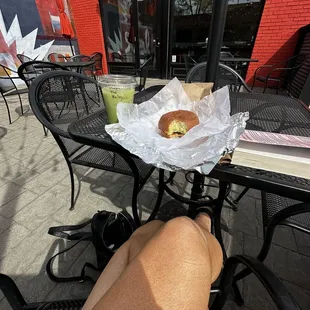 Matcha Latte All Day Breakfast Sandwich