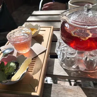Tea setup. So lovely