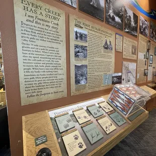 History about the area - lots of interactive hands on and audio formats