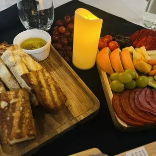 Meat and cheese board