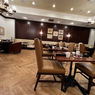 the dining area of a restaurant