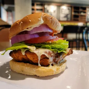 Spicy chicken sandwich is beautiful!