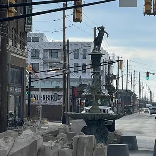 a statue of a man on a horse