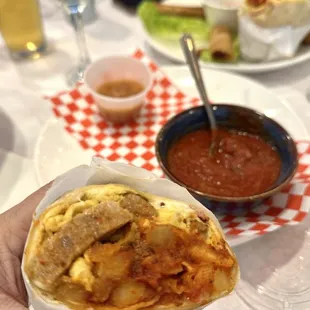 Love their new breakfast burrito