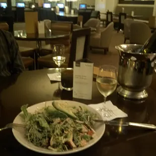 &quot;Bite&quot; sized salad and Reisling