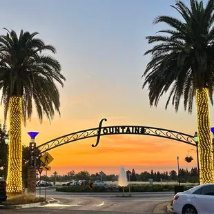 A popular entrance to Fountains