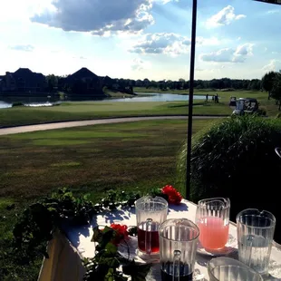 View from the back patio