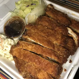 Chicken Katsu, double layer of katsu