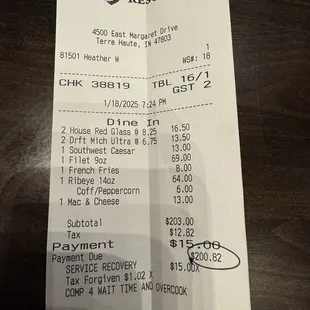 Our bill