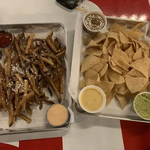 Papas Fritas, Triple Dip and Chips